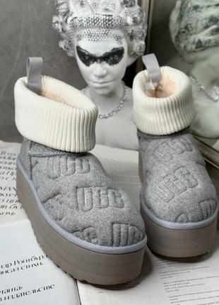 Черевики утеплені ugg лого
