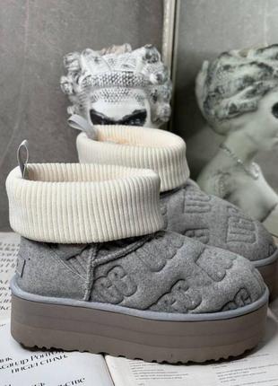 Черевики утеплені ugg лого5 фото
