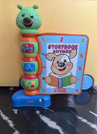 Развивающая игрушка fisher-price музыкальная англоязычная книжечка для малышей