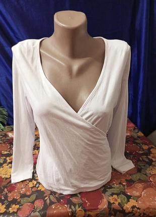 Лонгслив запах 94%вискоза