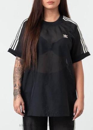 Полупрозрачная футболка adidas