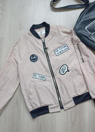 Бомбер женский ветровка