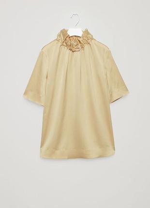 Cos шикарная блуза цвета сливочного масла