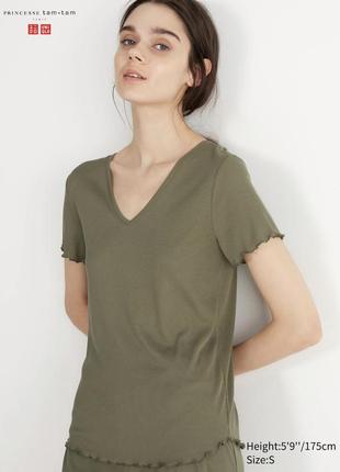 Двусторонняя футболка из коллекции uniqlo и princesse tam tam