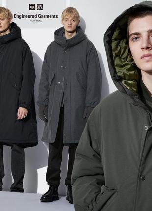 Стильне пальто heattech warm padded coat uniqlo