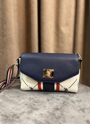 Брендова жіноча сумка через плече us. polo assn.