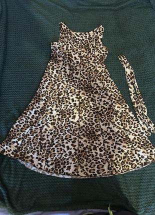 Тигренное платье