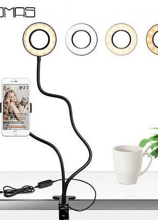 Набір блогера professional live stream, світлодіодна кільцева лампа для селфі, led лампа кільцева