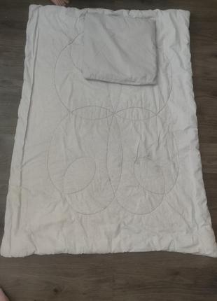 Одеяло с подушкой фирмы ярослав для детей 105*140 см.