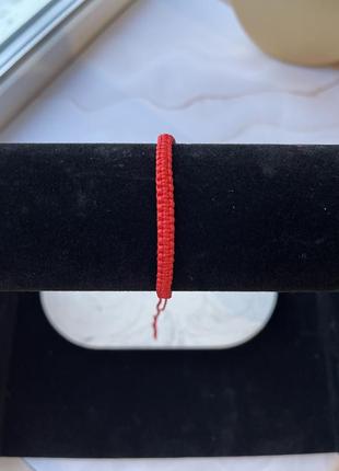 Браслет шамбалла, красный нить,оборотник.