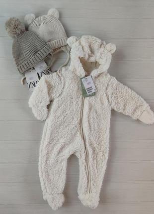 Новий плюшевий комбінезон h&m роз. 4-6 міс./68 і 6-9 міс./74 см.