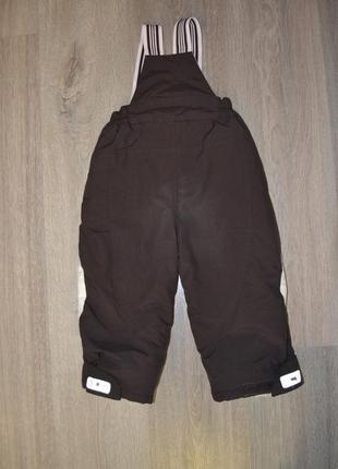 Зимние штаны ф. coaster clothes р. 90 см 1-2 года7 фото