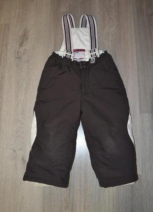 Зимние штаны ф. coaster clothes р. 90 см 1-2 года1 фото