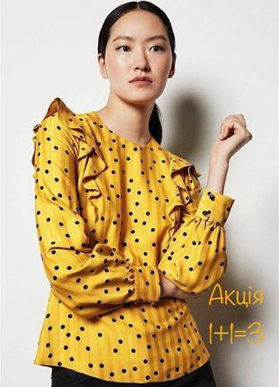 Блуза топ karen millen в полоску с рассеянными точками
