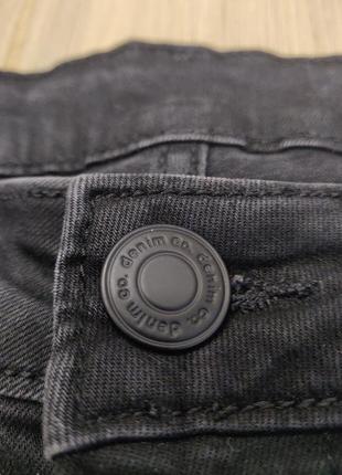 Джинсы denim co super skinny графитового цвета7 фото