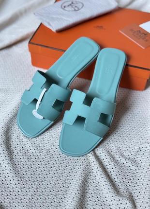 Шлепки шлепанцы herme s