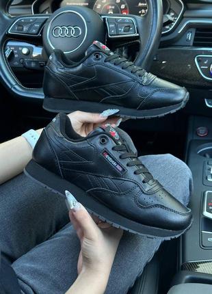 Женские кроссовки reebok classic black