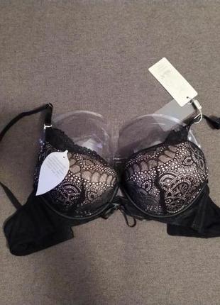Бюстгальтер weiyesi кружевной с push up и силиконовым наполнителем. чашка: в.