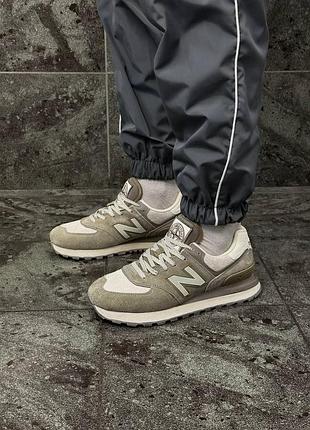 👟 new balance 574 x stone island