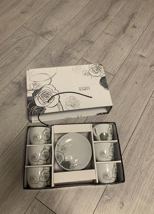 Чашка с блюдцем 12 pcs cup&saucer новый