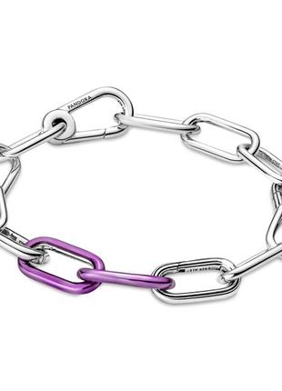 Ланка пурпурного кольору pandora me шарм пандора