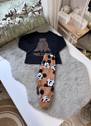 Набір піжама лонгслів кофта zara штани на хлопчика 2-3 роки