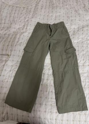 Штани карго для дівчинки h&m
