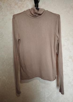 Базовый бежево-серый гольф, водолазка