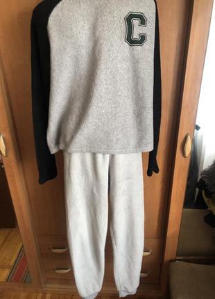 Пижама тепла, комплект, размер м. primark.