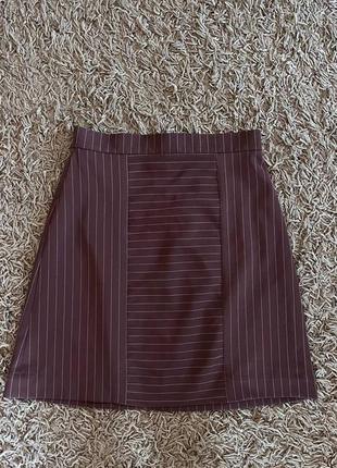 Міні спідниця пудрового кольору byme