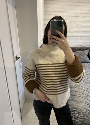 Шерстяной свитер альпака zara