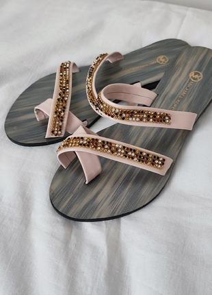 Шлепанцы во вьетнамки michael kors