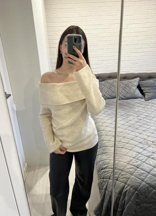 Светр зі спущеними плечима h&m