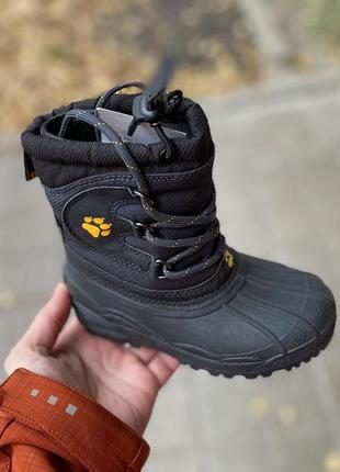 Дитячі зимові черевики jack wolfskin2 фото