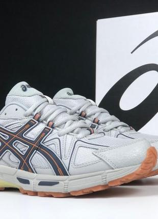 Мужские кроссовки asics gel-kahana 8 grey blue ассикс серого с синим цветов3 фото