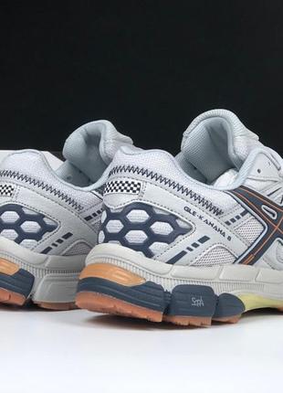 Мужские кроссовки asics gel-kahana 8 grey blue ассикс серого с синим цветов4 фото