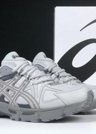 Мужские кроссовки asics gel-kahana 8 grey ассикс серого цвета3 фото