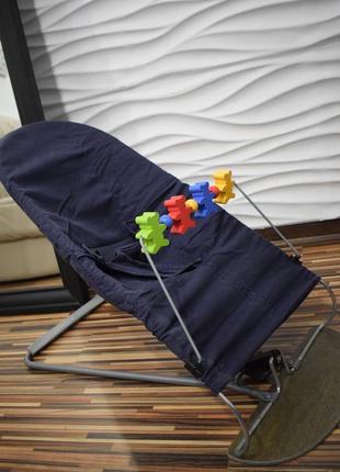 Шезлонг дитячий детский для новорожденных качалка babybjorn sweden швеция
