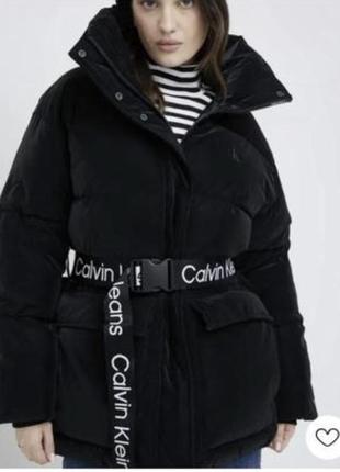 Зимний пуховик calvin side оригинал