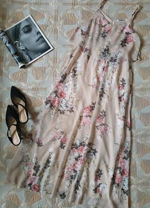 Нежный летний сарафан макси