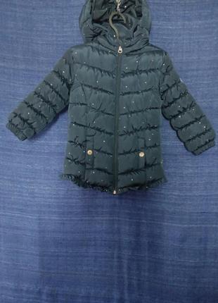 Куртка єврозима, на синтепоні, фліс на спинці tom tailor 2-3/92-98