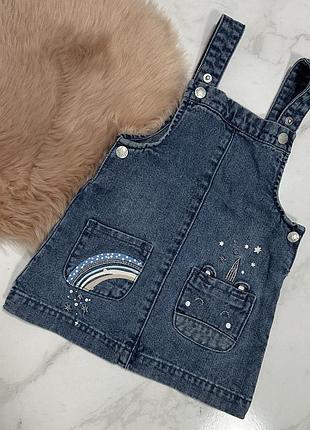 Классный джинсовый сарафан george, сарафанчик, сарафан