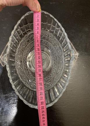 Конфетница с ручкой, фруктовница с ручкой, ваза для конфет с ручкой