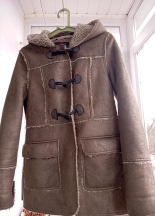 Дубленка женская фирмы look/ р.12 (40)