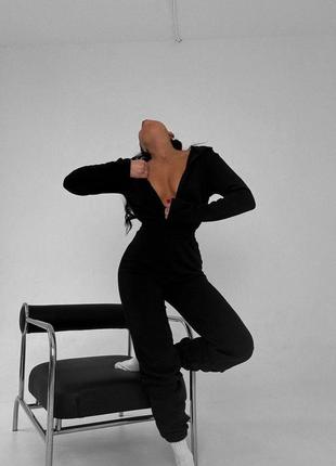 Комбинезон женский трехнить на флисе