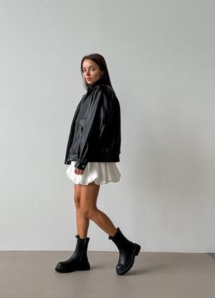 Зимние ботинки (женские) из натуральной кожи