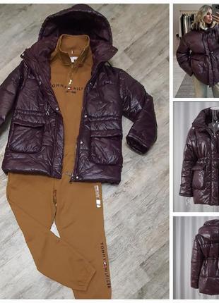 Нова демісезонна подовжена куртка в дуже красивому трендовому кольорі