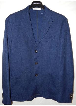 Пиджак блейзер из хлопка jersey sartoria latorre mod. aston. size 50it