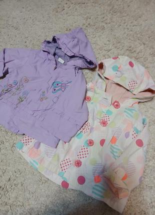 Курточки на дівчинку 6-12міс