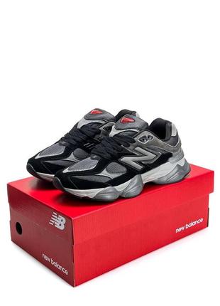 Кроссовки new balance 9060 black grey